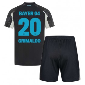 Bayer Leverkusen Alejandro Grimaldo #20 Tredje skjorte til barn 2024-25 Kortermet (+ korte bukser)